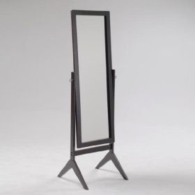 Full Length Cheval Mirror in Espresso Finish