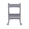 Child Standing Tower; Step Stools for Kids; Toddler Step Stool for Kitchen Counter; Gray