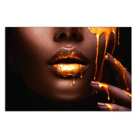 Oppidan Home "Sensuous Woman and Liquid Gold" (40"H x 60"W)