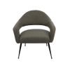 Modern Style Dining Kitchen Room Upholstered Side Chairs Accent Chairs With Soft Linen Fabric Cover Cushion Seat And Metal Legs Dining Chair 2 Sets Y-